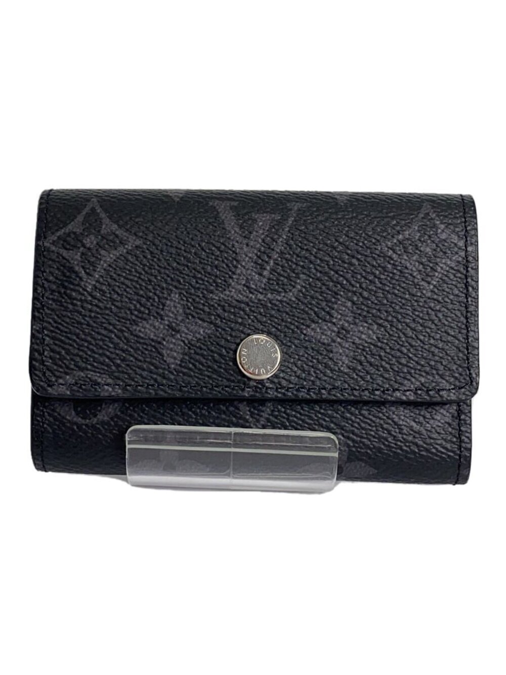 LOUIS VUITTON Multicles Monogram Eclipse Black Leather Patterned